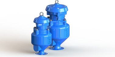下水の給水系統のために塗られる青いRAL 5010の空気真空解放弁のエポキシ