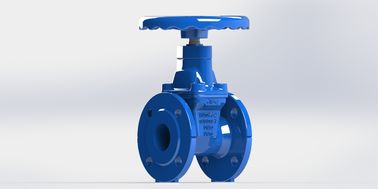 延性がある鉄GJS500-7水ゲート弁FBEはフランジを付けたようになるためにAWWAに利用できる塗った