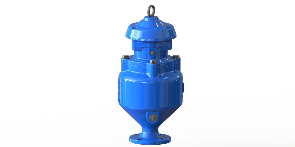 下水の給水系統のために塗られる青いRAL 5010の空気真空解放弁のエポキシ