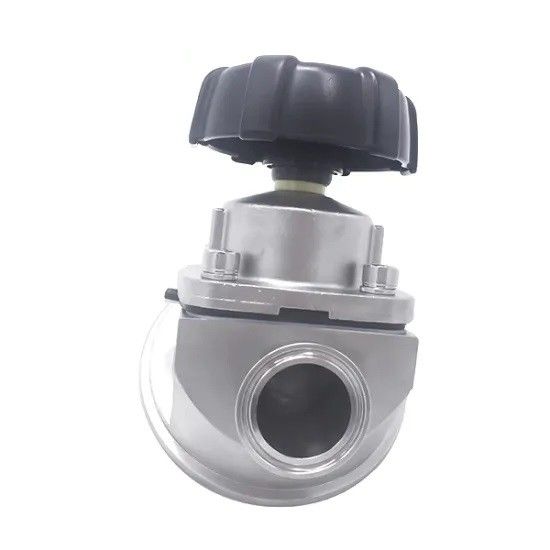 連合関係となされる衛生ダイヤフラムの流れの制御弁SS 304 316L